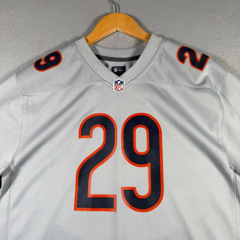 Nike Chicago Bears Tarik Cohen 29 Jersey Youth XL Gray NFL On Field 15129